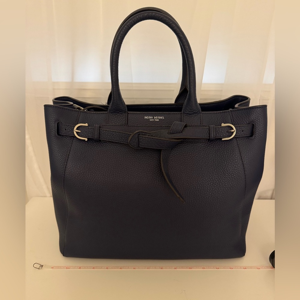 Henri Bendel Dark Leather Handbag